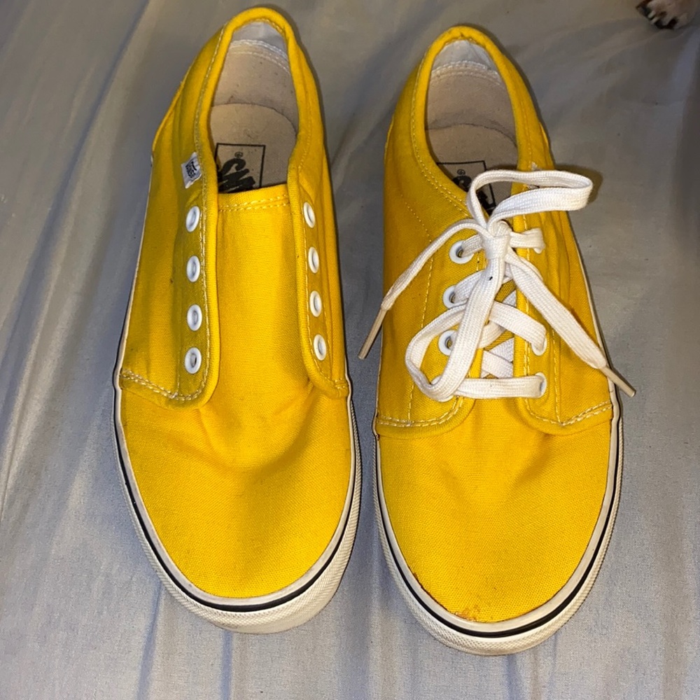 Mustard yellow vans